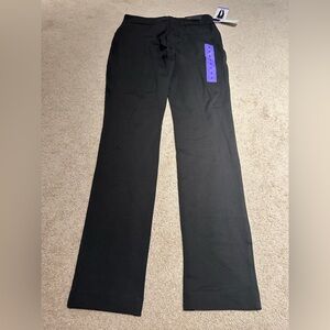 BNWT SIZE 4 Dalia Women's Elegant Charcoal Fitted Straight Pants Tummy Control